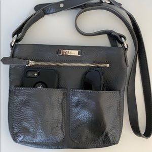 Cole Haan crossbody - grey  8 1/2”L x 10” W